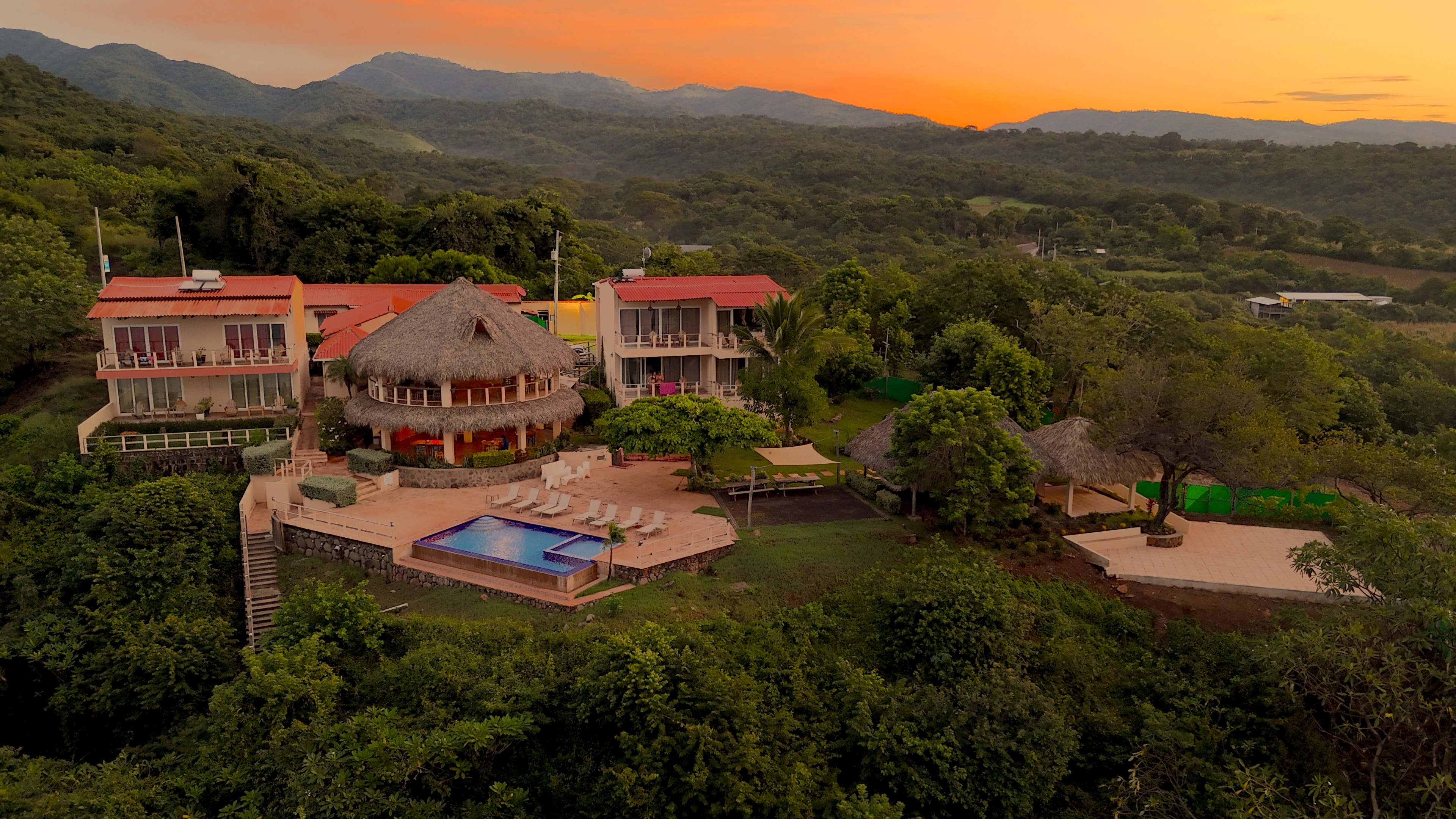 El Salvador aerial view